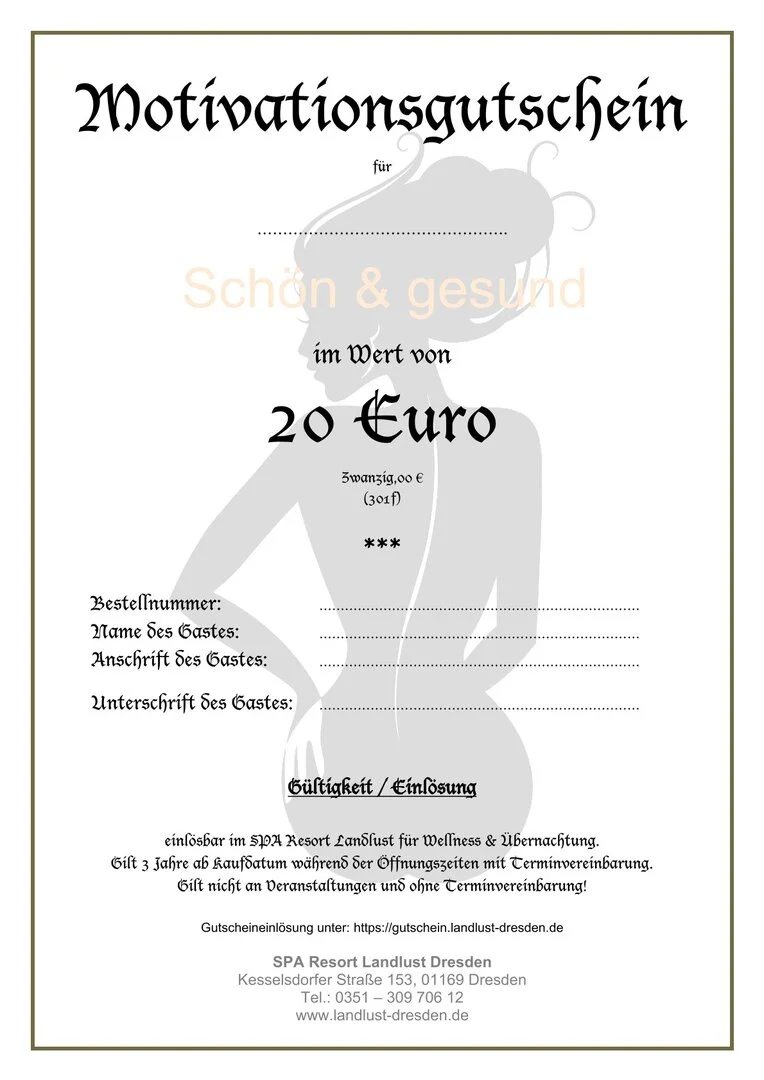 301f Motivationsgutschein 20,00€ 