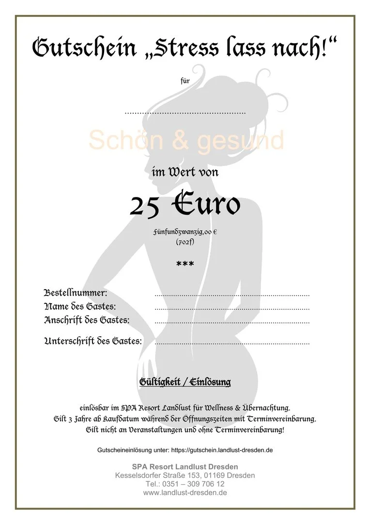 702f Stress lass nach 25,00€