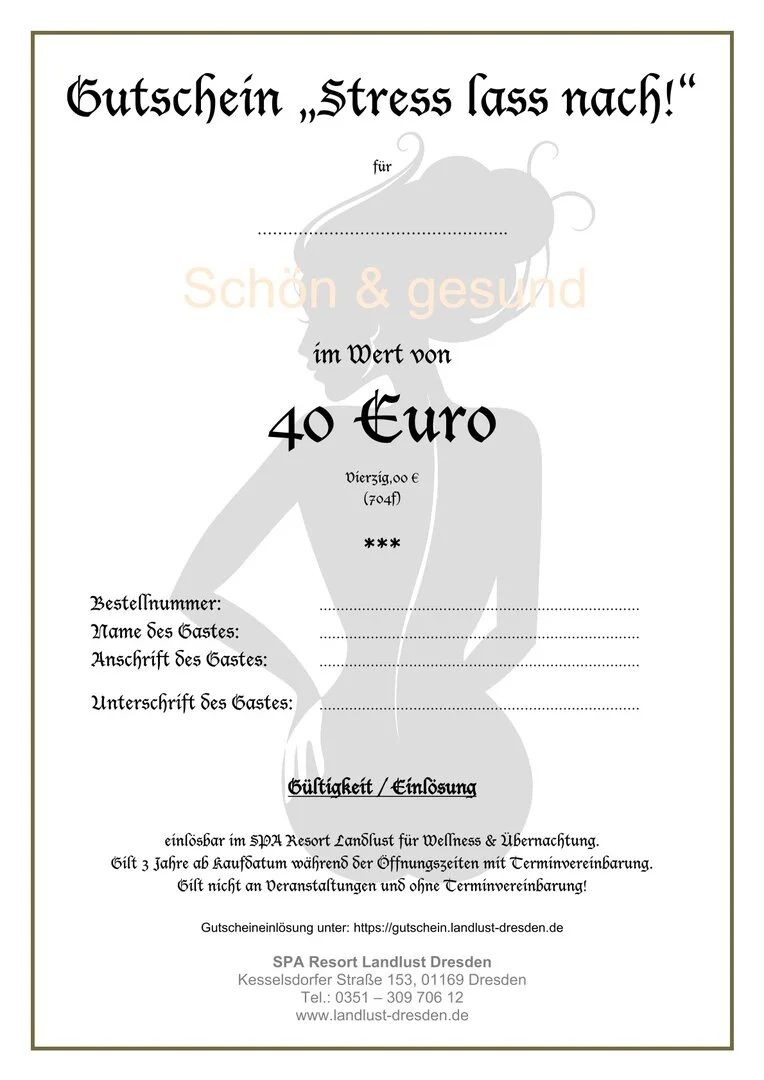 704f Stress lass nach 40,00€